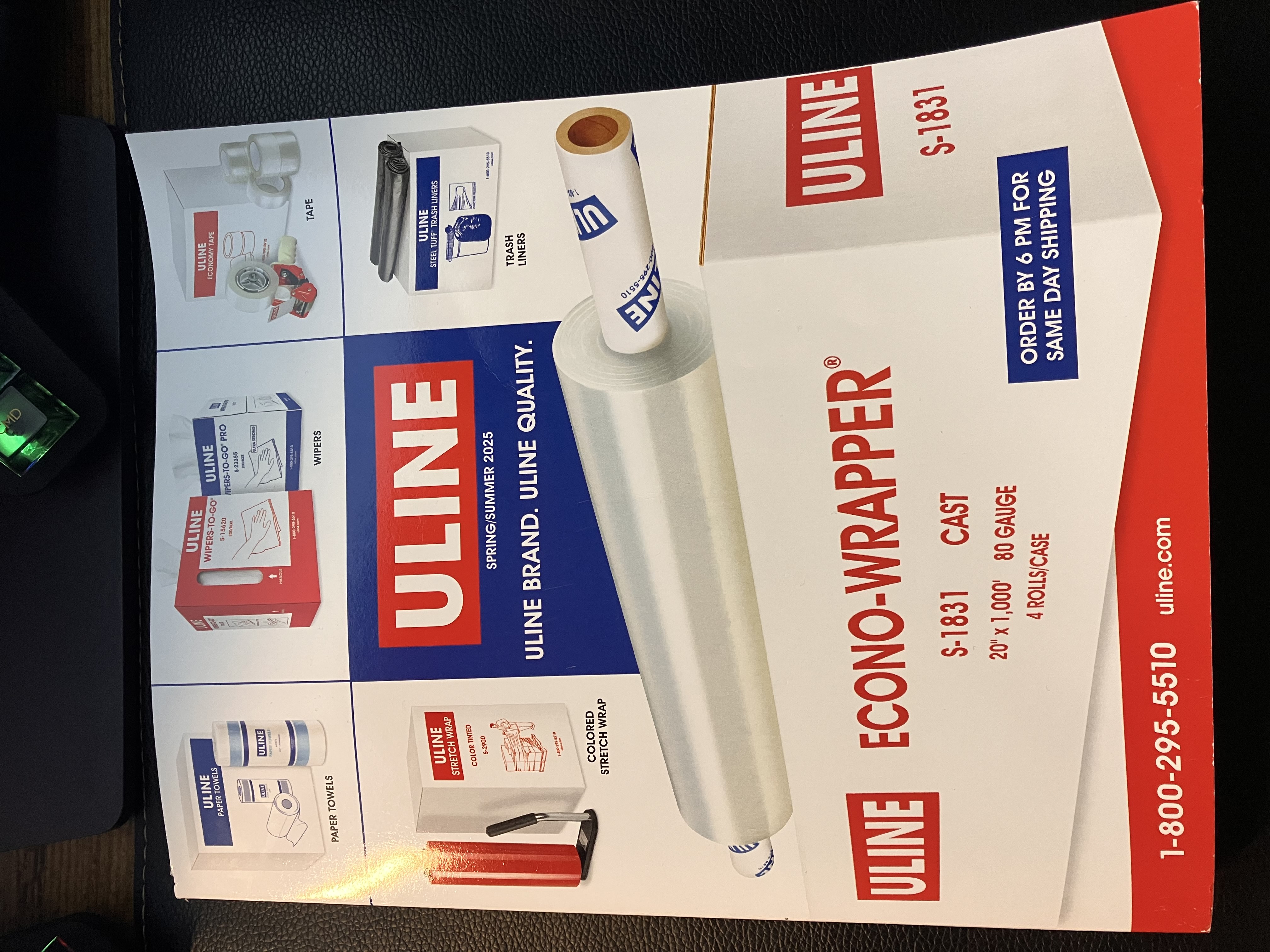 Uline Print Catalog Cover